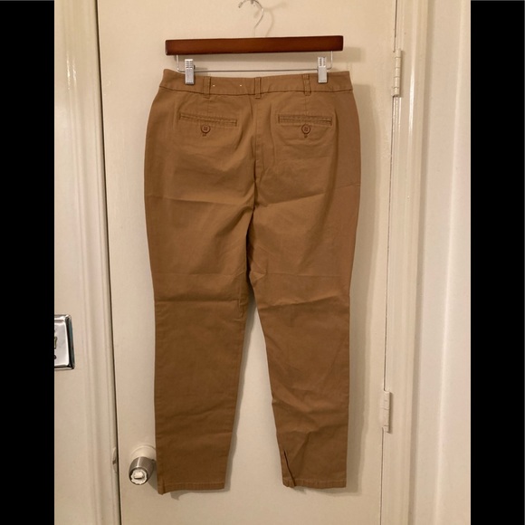 Classic Fit Cotton Pant from Charter Club pant Shop. Brown Size 8P. Jean Trouser - Picture 7 of 8